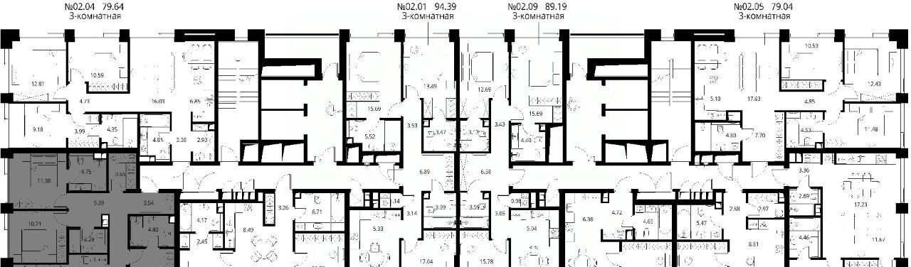 квартира г Москва метро Трикотажная ш Волоколамское 95/1к 9 ЖК City Bay муниципальный округ Покровское-Стрешнево фото 2