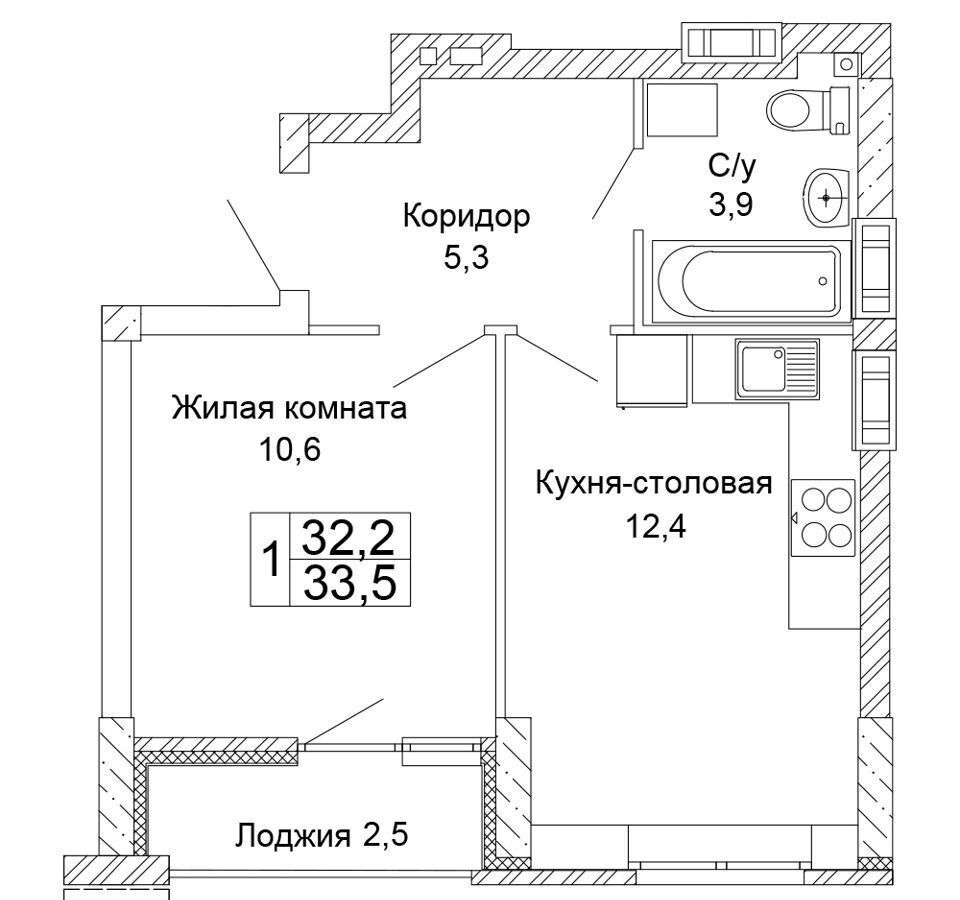 квартира г Волгоград р-н Кировский ул Санаторная 26 фото 1