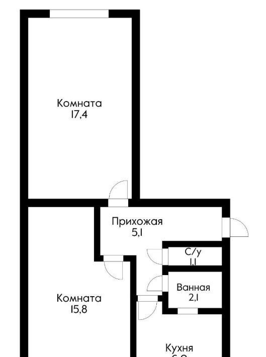 квартира г Краснодар р-н Карасунский ул им. Мачуги В.Н. 80/2 фото 11