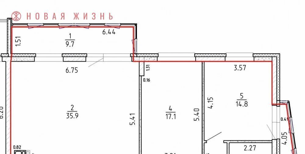 квартира г Самара р-н Железнодорожный проезд 4-й 8а фото 1