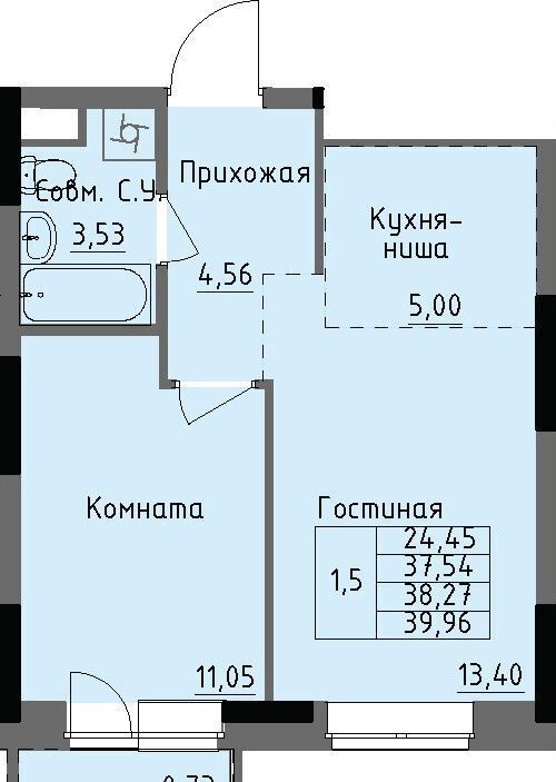 квартира г Ижевск р-н Ленинский ул Луначарского 2 фото 1