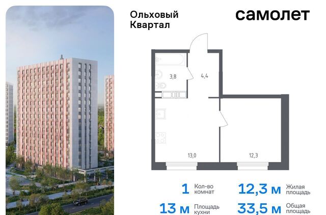 ЖК «Ольховый Квартал» метро Коммунарка метро Ольховая к 2. 1 фото