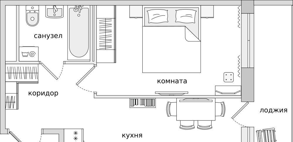 квартира г Санкт-Петербург п Парголово тер Пригородный метро Парнас фото 1