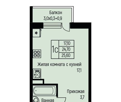 квартира г Краснодар п свх Прогресс п Березовый р-н Прикубанский ЖК Прогресс муниципальное образование фото 1