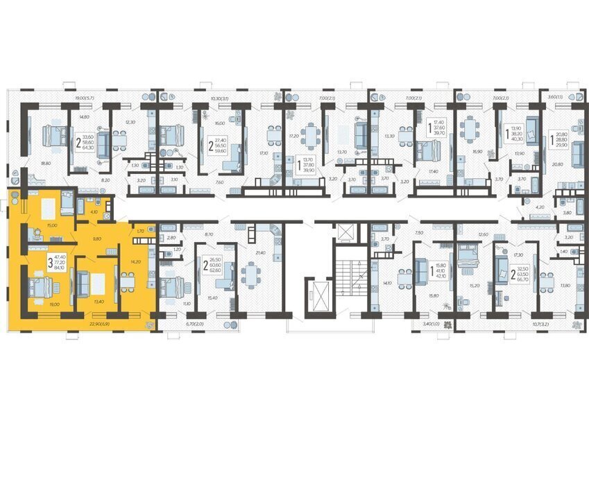 квартира г Краснодар микрорайон 9-й километр ул Ярославская 115/4 фото 2