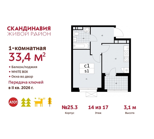 дом 25/3 жилой район «Скандинавия» Сосенское, Бутово фото