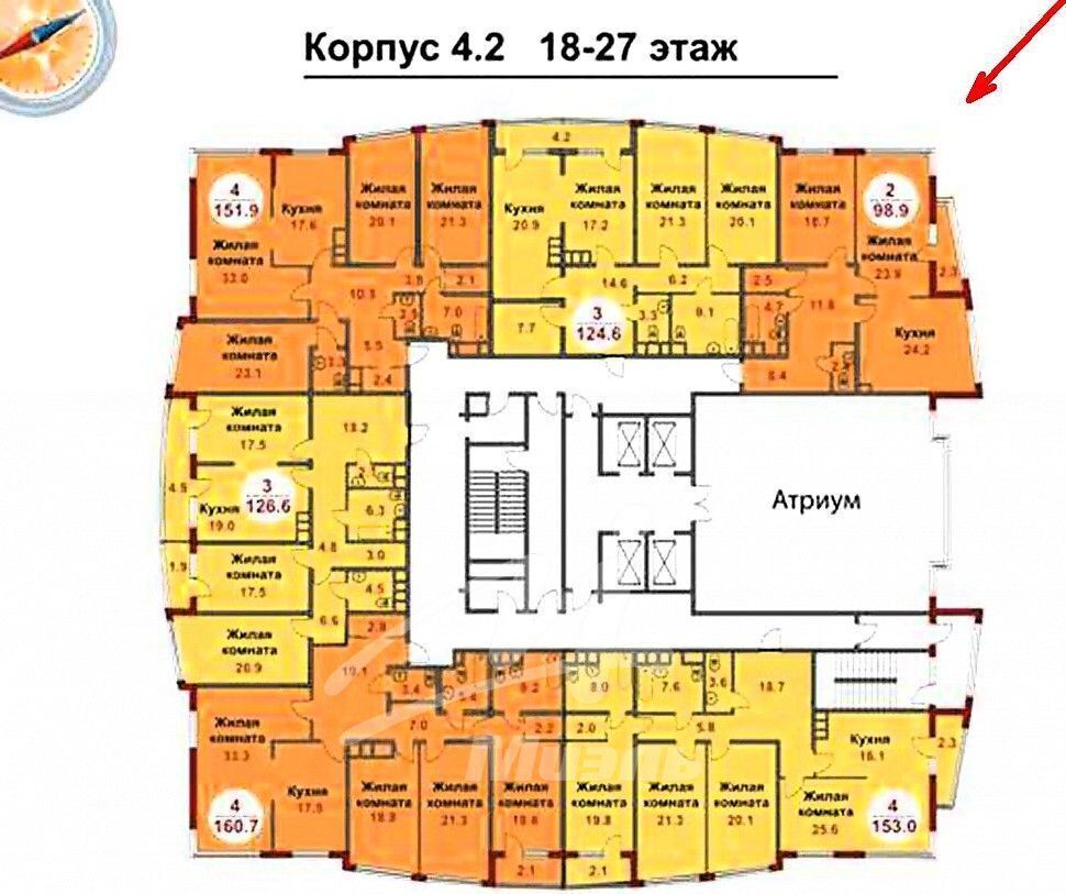 квартира г Москва метро Строгино ул Маршала Катукова 24к/5 фото 30