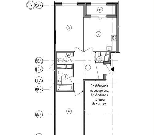 квартира г Санкт-Петербург метро Балтийская б-р Измайловский 1 д. 11 фото 2