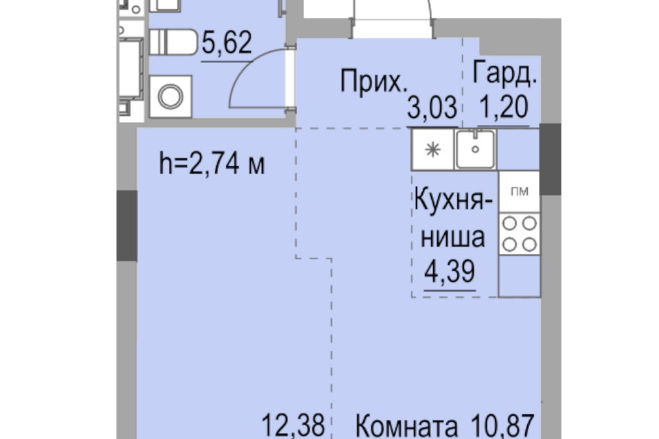 квартира г Ижевск Ижевск городской округ, Планируемая застройка фото 1