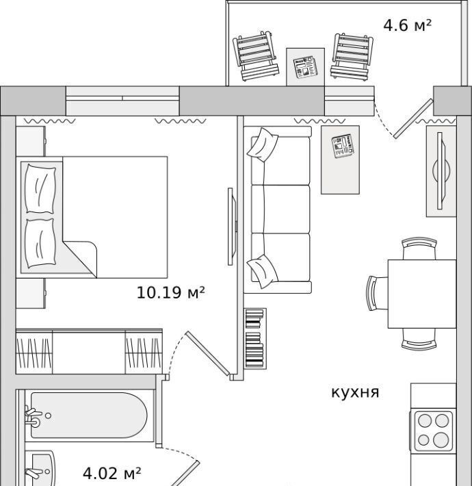 квартира р-н Всеволожский п Бугры ул Тихая 7к/5 Девяткино фото 1