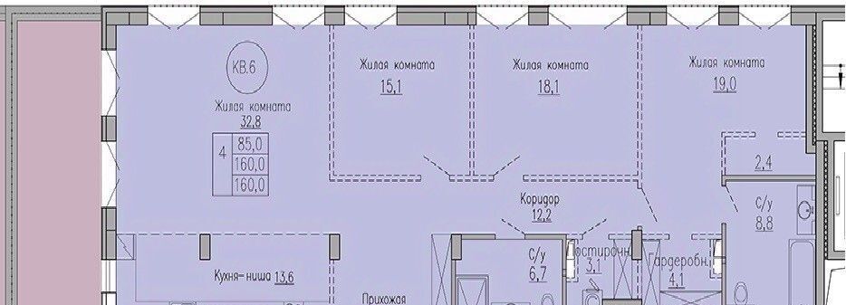 квартира г Воронеж р-н Ленинский пер Белинского фото 1