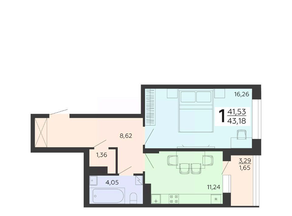 квартира г Воронеж р-н Коминтерновский ул Независимости 78бк/2 фото 1