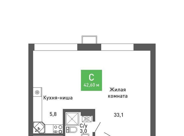 р-н Железнодорожный ул Остужева 52/5 ЖК «Ключи CLUB» фото