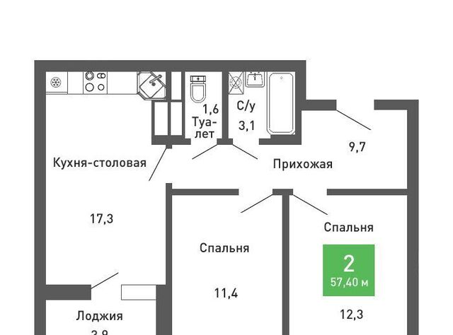 р-н Железнодорожный ул Остужева 52/5 ЖК «Ключи CLUB» фото