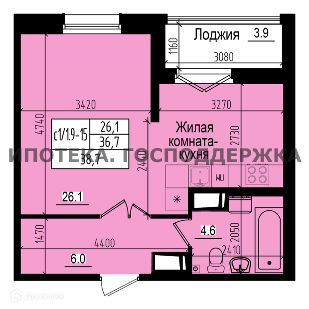 квартира г Санкт-Петербург п Парголово Ольгинская дорога Выборгский, 3/20 ст 1 фото 1