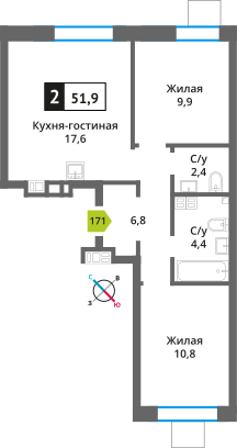 квартира городской округ Красногорск д Аристово ул Центральная 6 фото 1