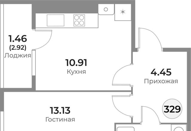 квартира г Калининград р-н Ленинградский ул Пригородная фото