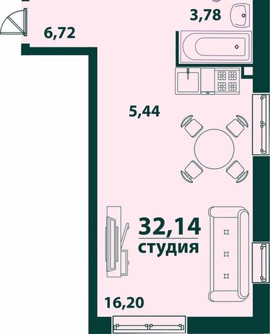 19-й микрорайон ЖК «‎Аквамарин 2» 4 фото