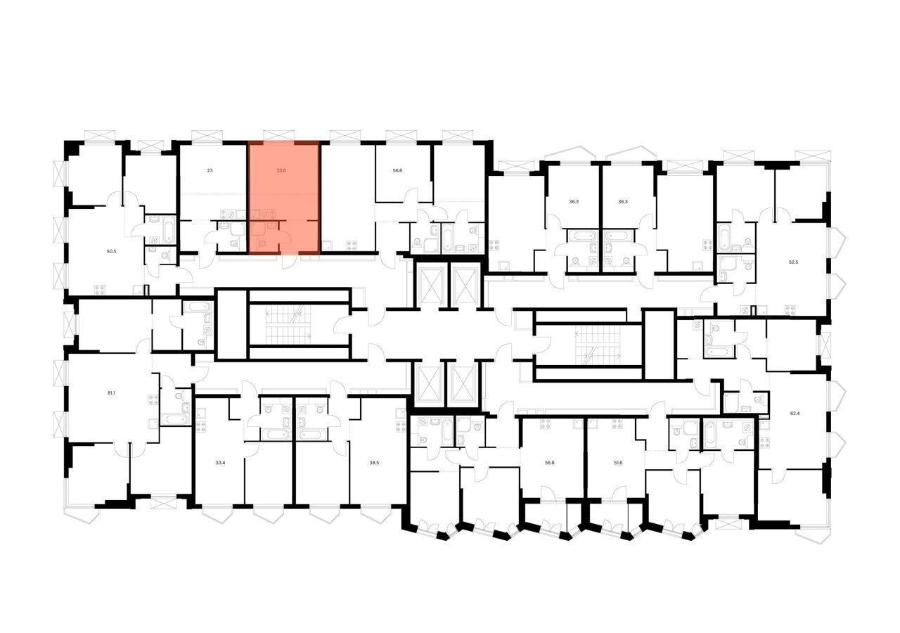 квартира г Москва метро Озерная ул Никулинская з/у 33 А/Б, корп. 4. 5 фото 2