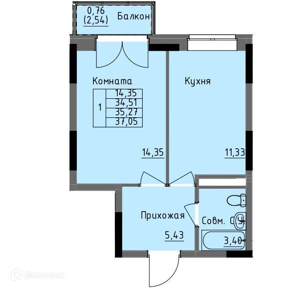 квартира г Ижевск р-н Ленинский Строитель Ижевск городской округ, Строящийся жилой дом фото 1