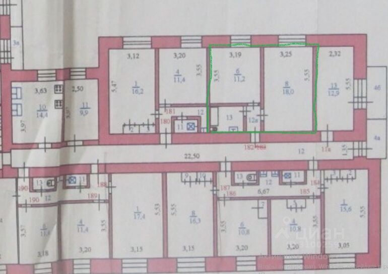 квартира г Курск р-н Центральный ул Красный Октябрь 10 фото 11