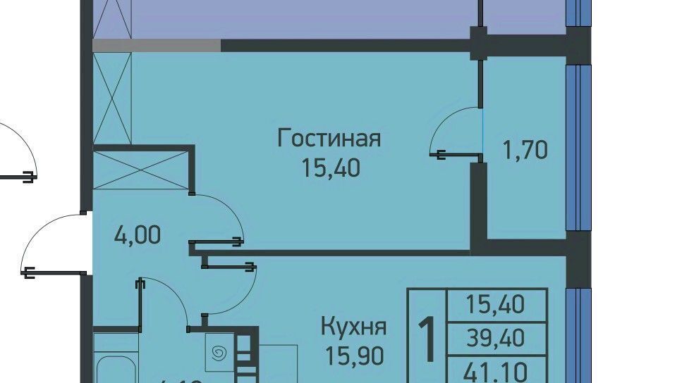 квартира г Новороссийск р-н Южный ул. Матвейкина, 1 Ак 4 фото 9