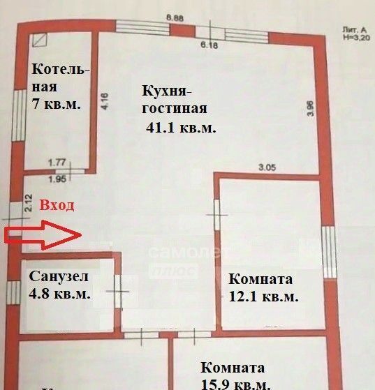 дом р-н Красноармейский ст-ца Новомышастовская ул Комсомольская пос, Новомышастовское с фото 2