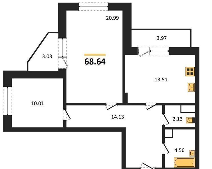 квартира г Владимир р-н Октябрьский ул Лакина 2б фото 4