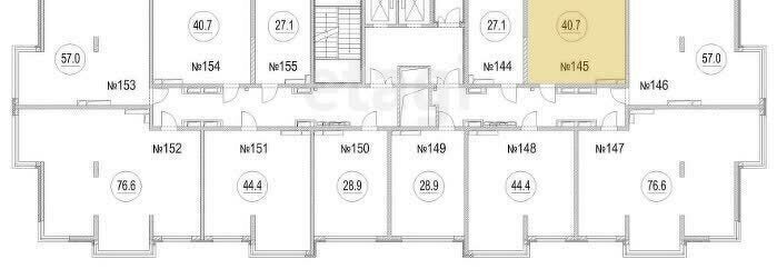 квартира г Кемерово р-н Ленинский микрорайон 72А, 5 фото 1