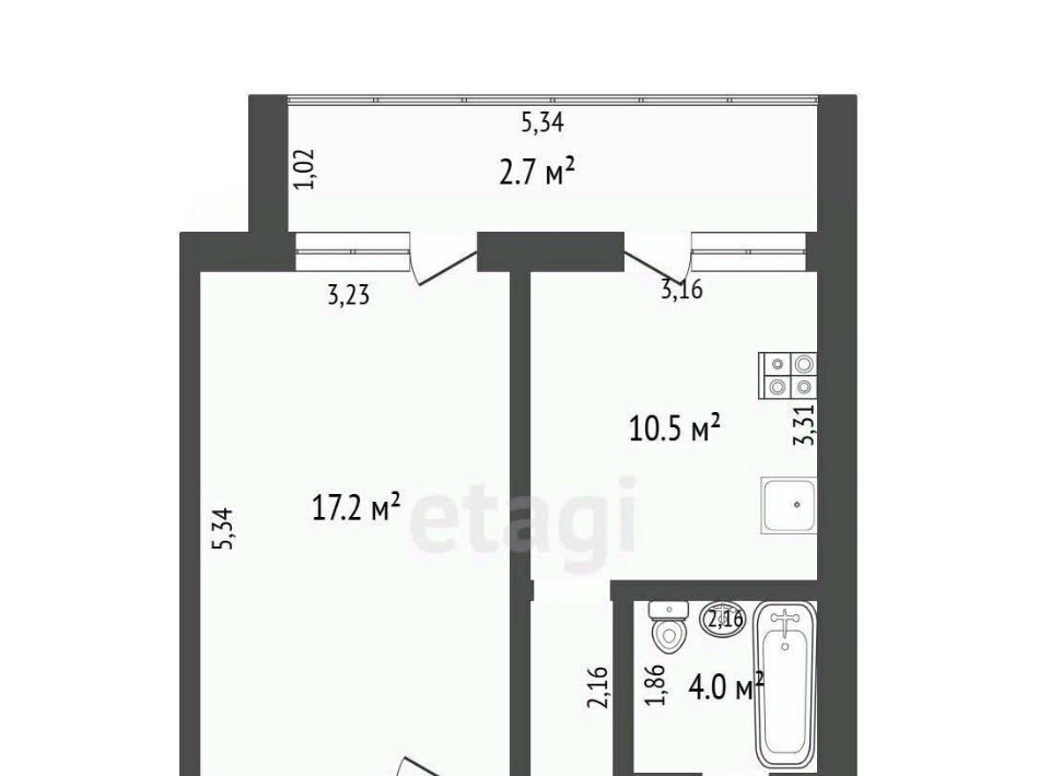 квартира г Калининград р-н Московский ул У.Громовой 99 фото 32