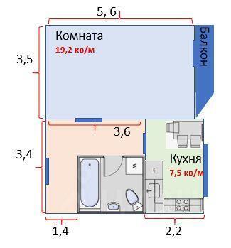 квартира г Балашиха ул Твардовского 22 фото 1