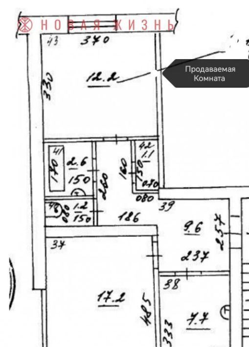 квартира г Самара Гагаринская ул Подшипниковая 26а фото 9