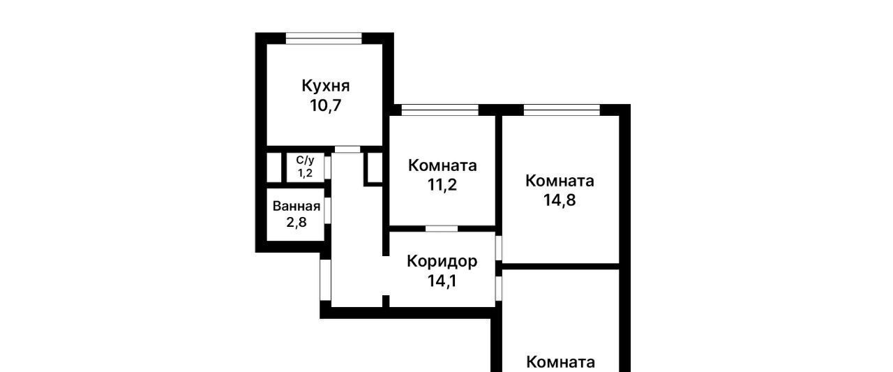 квартира г Балашиха мкр Железнодорожный ул Лесопарковая 17 Железнодорожная фото 2