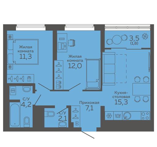 Чкаловская ул 8 Марта 204г ЖК Botanika Green House фото