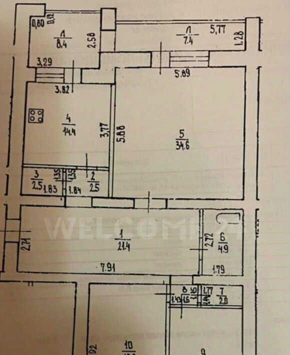 квартира г Уфа р-н Кировский б-р Дуванский 30 фото 29