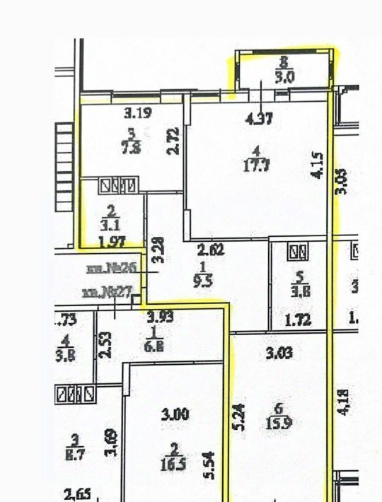 квартира г Краснодар р-н Прикубанский ул 3-я Трудовая 1/3 фото 2