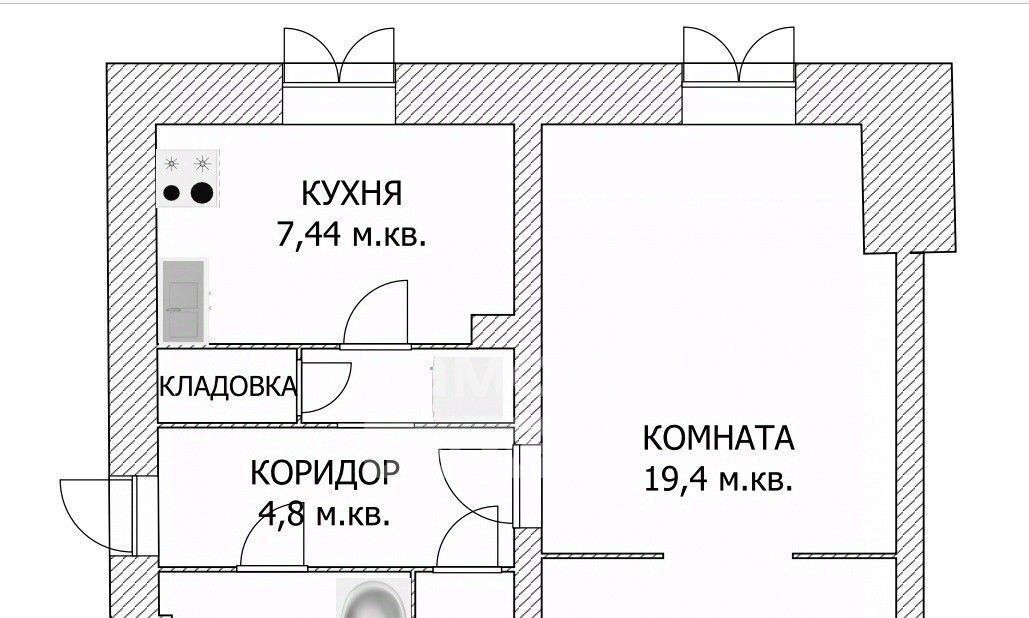 квартира г Краснокамск ул Большевистская 28 фото 13