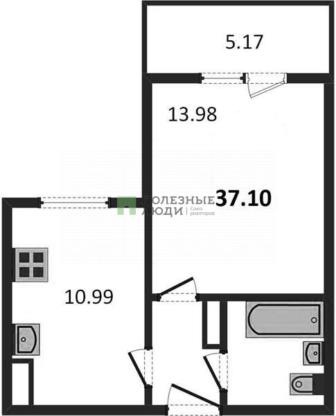 квартира г Пенза проезд Можайского 3-й 22 ЖК «Сияние Севера» к 5 фото 23