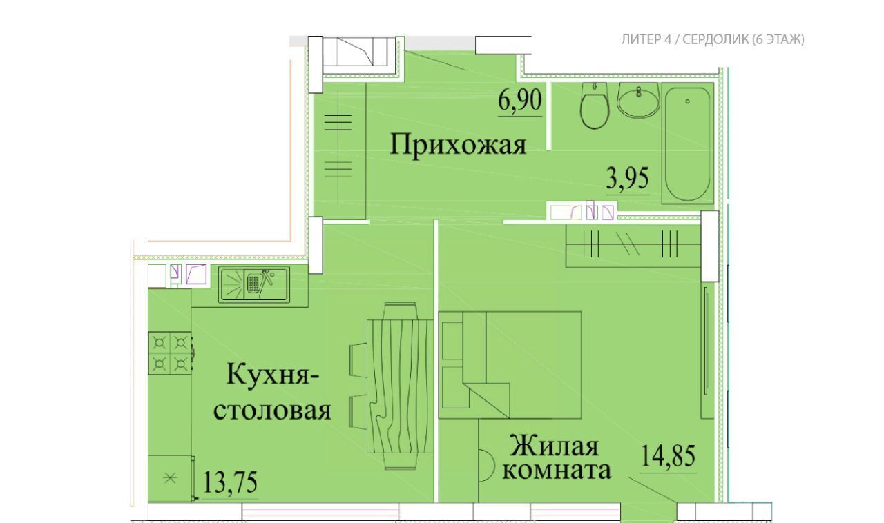 квартира г Иваново р-н Октябрьский микрорайон Самоцветы фото 1