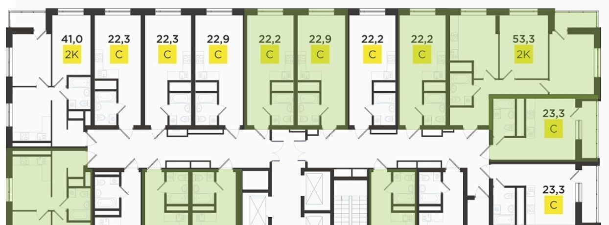 квартира г Екатеринбург Машиностроителей ЖК «Основинские кварталы» фото 2