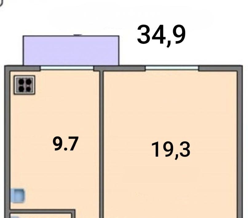 квартира г Москва метро Алексеевская пер 1-й Рижский 2к/7 фото 17