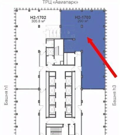 офис г Москва метро ЦСКА б-р Ходынский 6с/2 фото 2