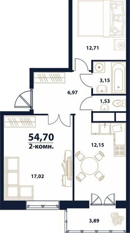 квартира Новый Город 17-й квартал ЖК Атмосфера 5 Город фото