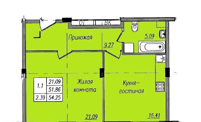 квартира г Чебоксары р-н Ленинский ул Николая Рождественского поз 3 фото 1