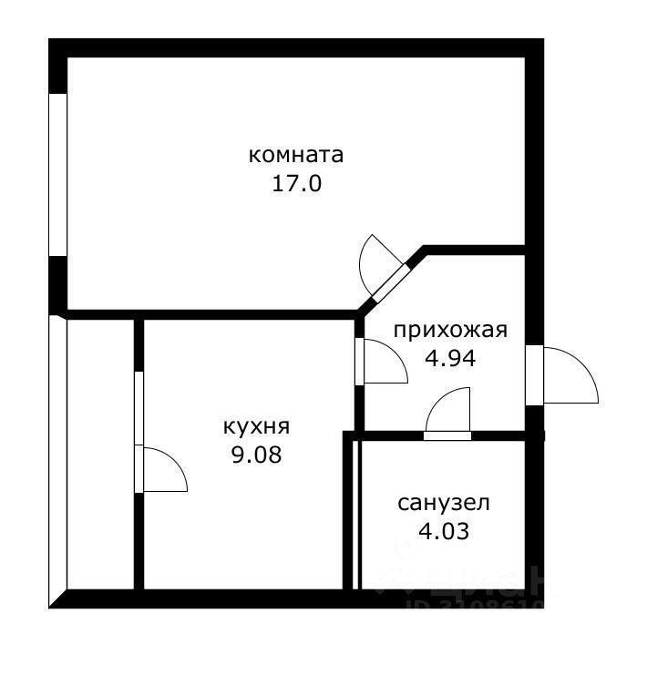 квартира г Краснодар р-н Прикубанский ул им. Героя Георгия Бочарникова 8 микрорайон «Губернский» фото 2