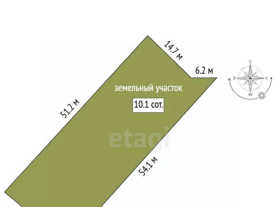 земля р-н Омский п Магистральный ул Пограничная 9 фото 2