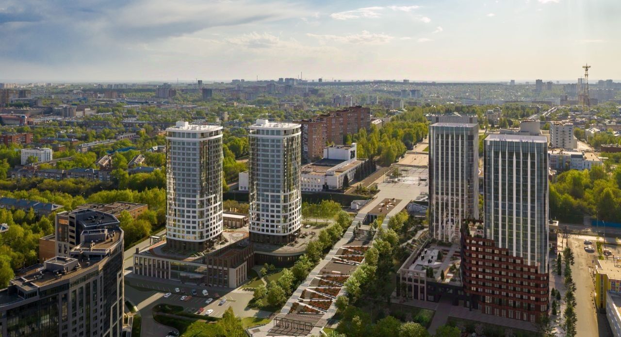 квартира г Ижевск р-н Октябрьский ул Лихвинцева 17 фото 3