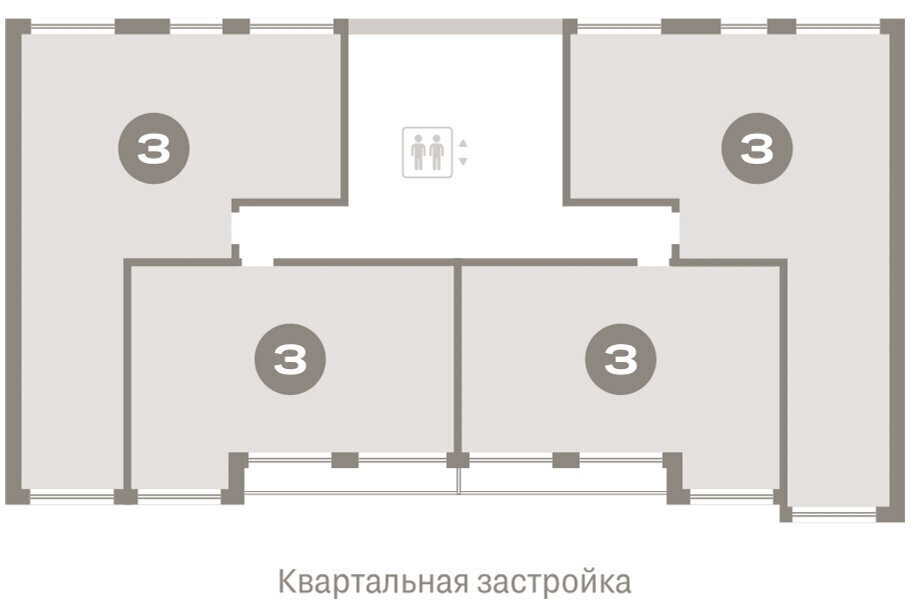 квартира г Тюмень ул Мысовская 26к/1 ЖК «Зарека» Центральный административный округ фото 3