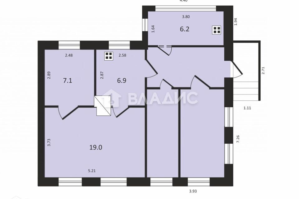 квартира р-н Суздальский п Малининский ул Совхозная 4 фото 3