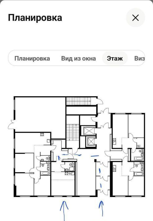 квартира р-н Всеволожский д Новое Девяткино ул Главная 10 Заречный парк Девяткино фото 14